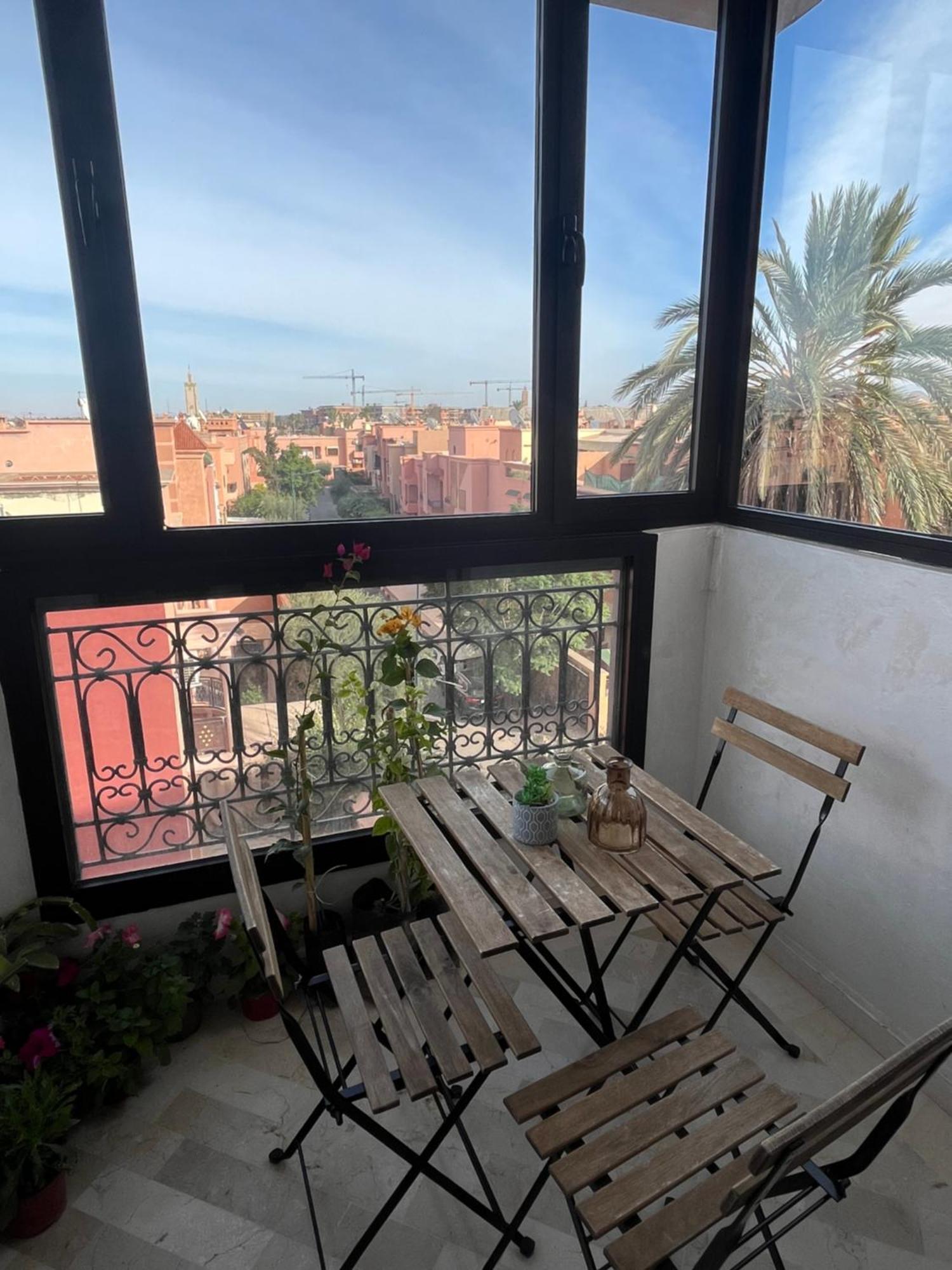 Appartement Malak - Residence Avec Piscine, Wifi, Gardien H24 Маракеш Екстериор снимка