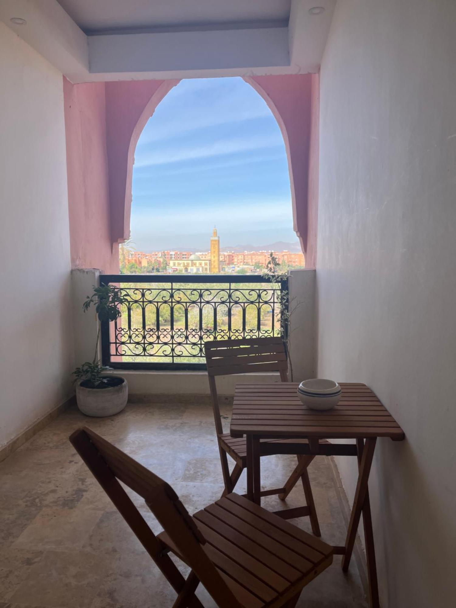 Appartement Malak - Residence Avec Piscine, Wifi, Gardien H24 Маракеш Екстериор снимка